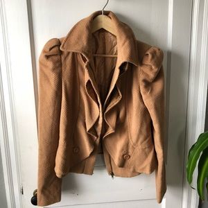 Camel color light jacket